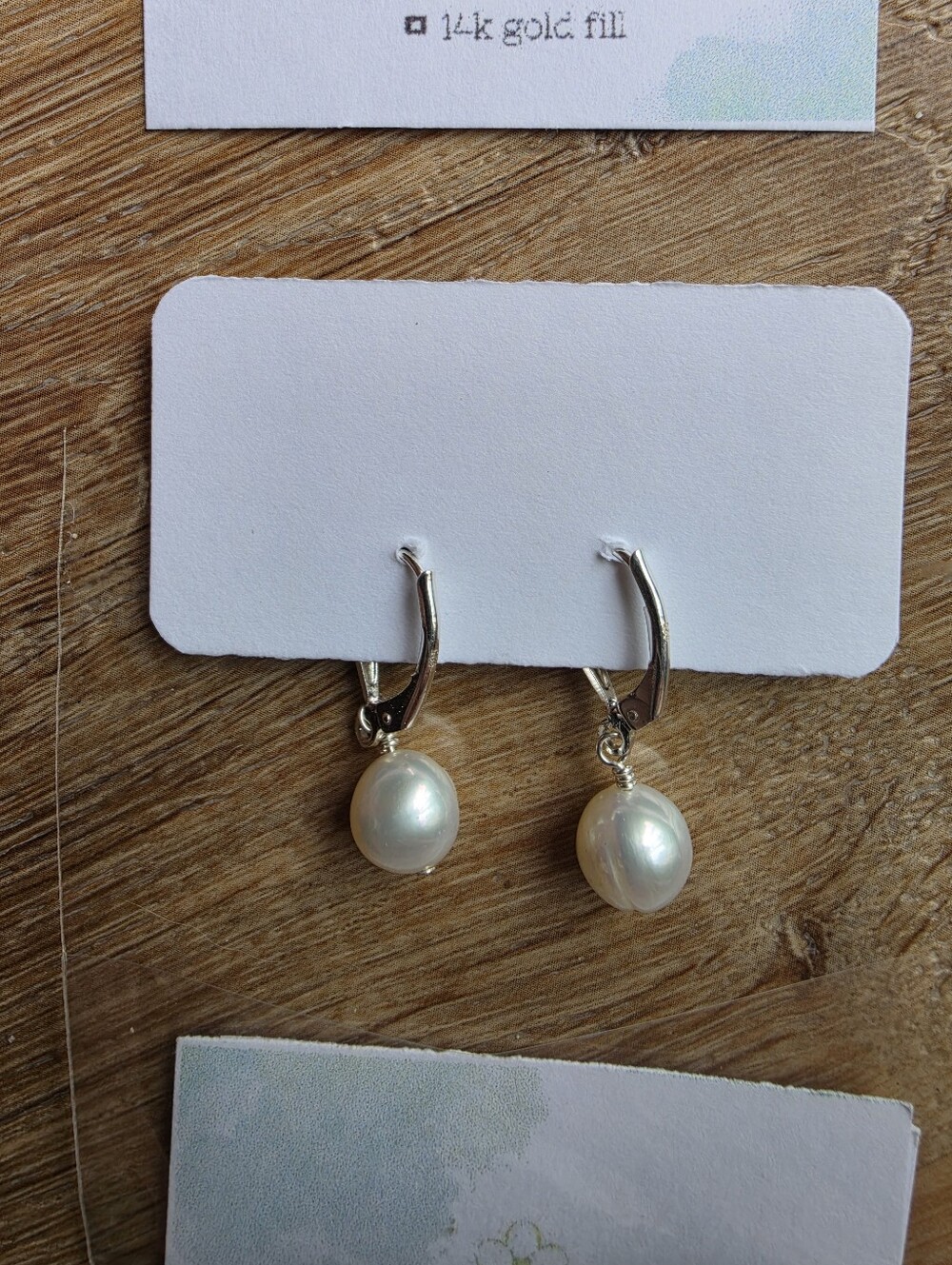 NWT MINT Jewellery Sterling Silver Pearl Earrings